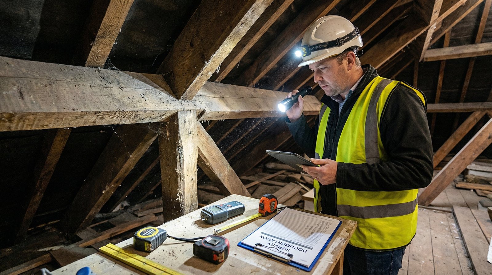 Roof inspection and survey guide